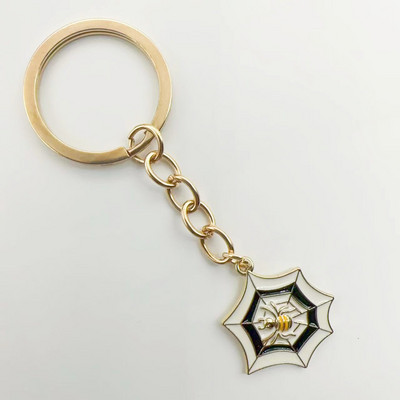 Spider võtmehoidja Araneid loomade võtmehoidja metallist võtmehoidjad Halloweeni kingitused naistele meestele käekoti aksessuaar DIY käsitsi valmistatud ehted