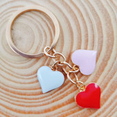 Mielas meilės raktų pakabukas spalvinga širdelė raktų pakabukas Y2K raktų pakabukai Valentino dienos dovanos moterims merginoms rankinės aksesuarai pasidaryk pats papuošalai