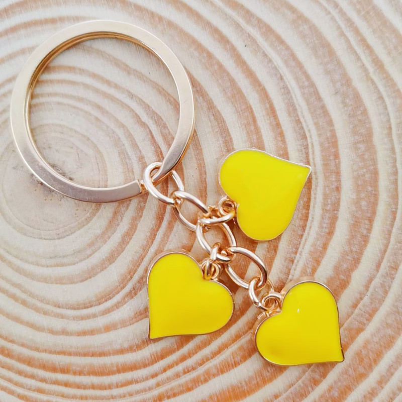 Mielas meilės raktų pakabukas spalvinga širdelė raktų pakabukas Y2K raktų pakabukai Valentino dienos dovanos moterims merginoms rankinės aksesuarai pasidaryk pats papuošalai