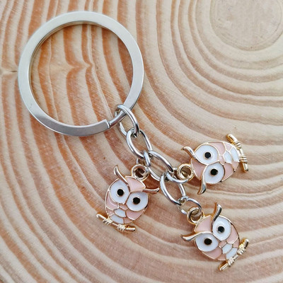 Mielas raktų pakabukas Pelėda Žvaigždė raktų pakabukas Naktinė pelėda Raktų pakabukai Gyvūnų Dovanos Moterims Vyrams Rankinės Aksesuarai Automobilių raktai Rankų darbo papuošalai