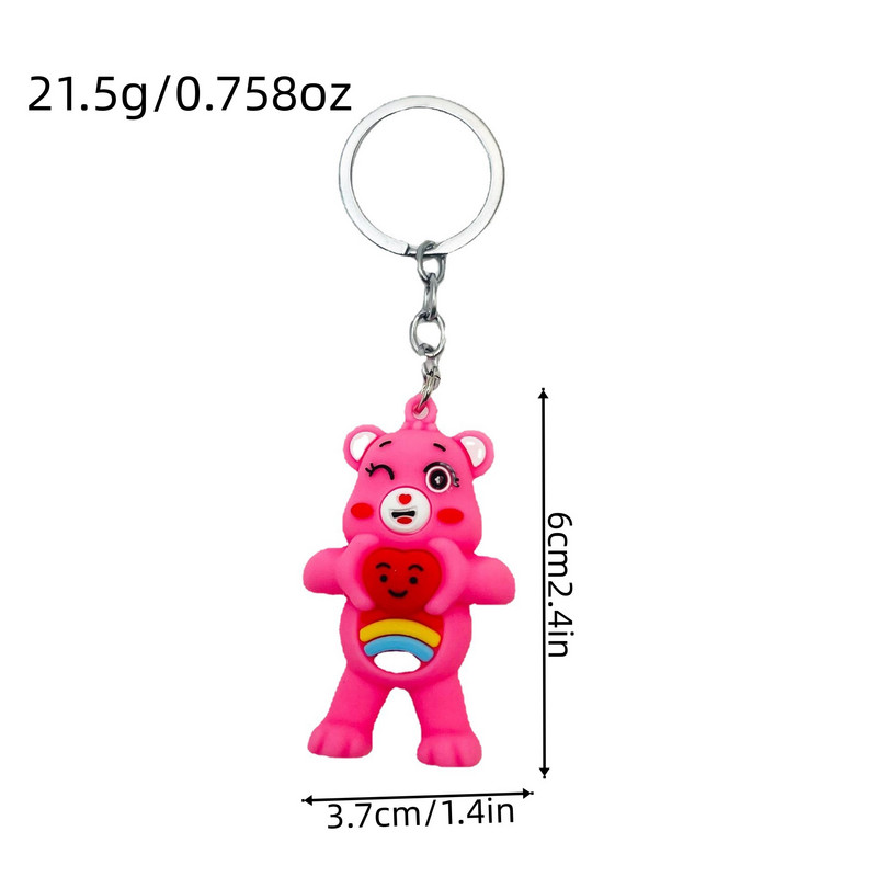 Νέο χαριτωμένο μπρελόκ με αρκουδάκι καινούριο από μενταγιόν πακέτο μπρελόκ με αρκουδάκι αυτοκινήτου