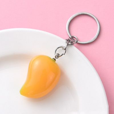 μπρελόκ φρούτων ανανάς πεπόνι μπρελόκ αστέρι φρούτο λωτός κρεμαστό μανγκοστίν λίτσι μπρελόκ Mango