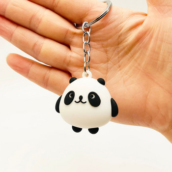 χαριτωμένη κούκλα panda μπρελόκ με μπρελόκ