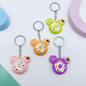 Χαριτωμένα κινούμενα σχέδια Νέο στυλ Mickey Head Μπρελόκ τσάντα με μπρελόκ για σχολική τσάντα αυτοκινήτου Μοντέρνο μενταγιόν με μπρελόκ