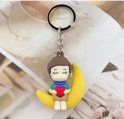 Új barack lány kulcstartó, barack lány baba kulcstartó medál táska medál