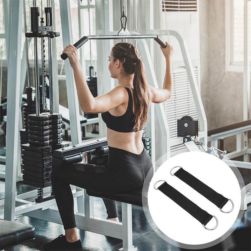 Rihmaratta rihmad riidepuu Fitness Supply riputusnöör mustad kaelapaelad polüesterkiikharjutus