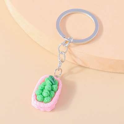 Armsad Väikesed korv-puuviljad pulgakomm võtmehoidjad Amuletid Võtmehoidjad Suveniir naistele Meestele Autovõti Käekott Ripatsid Võtmehoidjad Aksessuaar