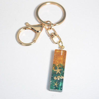 26 inicialai Raktų pakabukas Crystal Drop Klijai Malachitas Raidinis Raktų Pakabukas Moterų Merginų Kūrybinis krepšys Pakabukas „Pasidaryk pats“ Priedai Gimtadienio dovanos