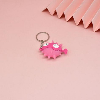 καρτούν χαριτωμένο θαλάσσιο ζώο χταπόδι δελφίνι μπρελόκ τσάντα μενταγιόν αυτοκινήτου