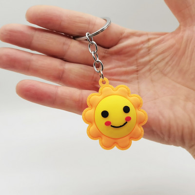 Többstílusú új édes romantikus Nap Hold Csillag Esőforma Tevékenység Ajándék medál kulcstartó táska kiegészítők nagykereskedelme