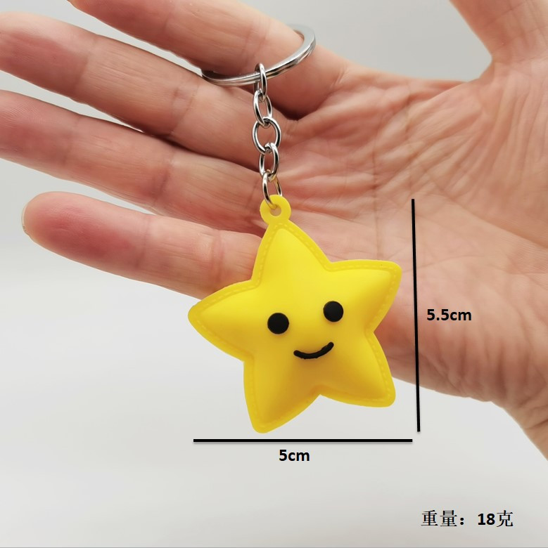 Többstílusú új édes romantikus Nap Hold Csillag Esőforma Tevékenység Ajándék medál kulcstartó táska kiegészítők nagykereskedelme