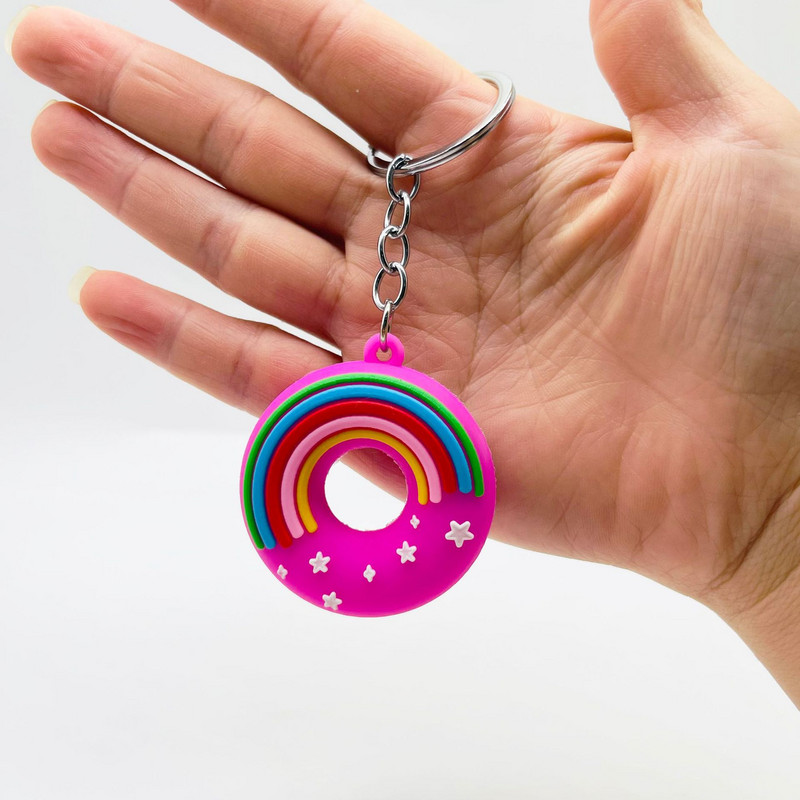 Többstílusú új édes romantikus Nap Hold Csillag Esőforma Tevékenység Ajándék medál kulcstartó táska kiegészítők nagykereskedelme