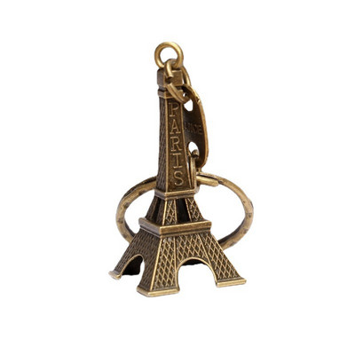 1 db 3Colors Eiffel-torony kulcstartó kulcstartó autó motorkerékpár kulcstartó magassága fém kreatív modell kulcstartó karácsonyi ajándéknak