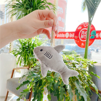Crtani flamingo morski pas, plišani privjesak za ključeve, lutka, učenik, školska torba, privjesak, ženska torba, ukras, poklon, ukras za zabavu