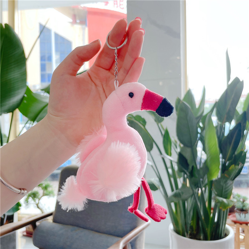 Crtani flamingo morski pas, plišani privjesak za ključeve, lutka, učenik, školska torba, privjesak, ženska torba, ukras, poklon, ukras za zabavu