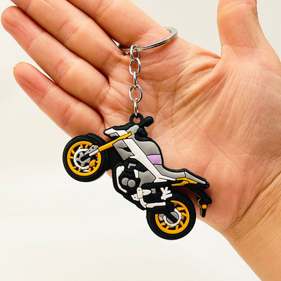 Novi crtani privjesak za ključeve Motociklistički privjesak za ključeve Modni držač ključeva za muškarce Žene Ključevi Drangulije Dodaci Ukrasi za nakit