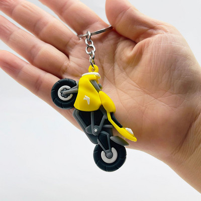 Novi crtani privjesak za ključeve Motociklistički privjesak za ključeve Modni držač ključeva za muškarce Žene Ključevi Drangulije Dodaci Ukrasi za nakit