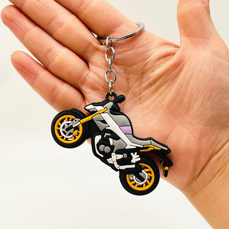 Novi crtani privjesak za ključeve Motociklistički privjesak za ključeve Modni držač ključeva za muškarce Žene Ključevi Drangulije Dodaci Ukrasi za nakit