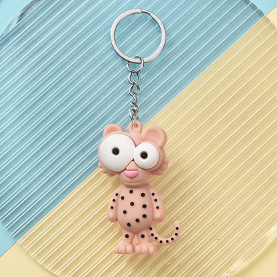 Mielas animacinis filmukas, dramblys lėlės raktų pakabukas Gyvūnų raktas Moteriškas krepšys Priedai Dovanos Pakabukas Kūrybinis raktų pakabukas