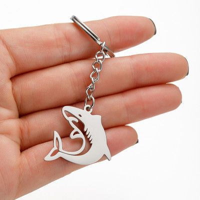 Κρεμαστό μπρελόκ Jisensp από ανοξείδωτο ατσάλι χαριτωμένο γούρι σε σειρά ζώων Κρεμαστό μπρελόκ Πεταλούδα Κουνέλι γάτα Μπρελόκ Αξεσουάρ μπρελόκ Δώρο