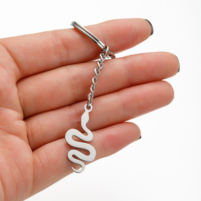 Κρεμαστό μπρελόκ Jisensp από ανοξείδωτο ατσάλι χαριτωμένο γούρι σε σειρά ζώων Κρεμαστό μπρελόκ Πεταλούδα Κουνέλι γάτα Μπρελόκ Αξεσουάρ μπρελόκ Δώρο