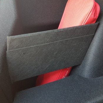 Органайзер за заден багажник на автомобила, страничен разделител Аксесоари за Tesla Model 3 2019 - 2021 г. Задна опашка Преграда за багажник Модифицирани надстройки