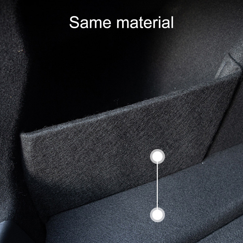 Tagumise auto pagasiruumi korrastaja külgjagaja tarvikud Tesla mudeli 3 2019–2021 jaoks tagumise saba pagasiruumi deflektori muudetud täiendusosad