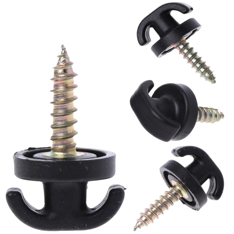 Automobilio tinklelio kišeninis kabliukas sėdynės tinklelio sagtis Automobilio salono bagažinės varžtas tvirtinimo kablio žiedas Universalus laikymo tinklinis kišeninis tvirtinimo spaustukas