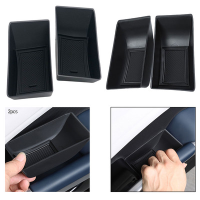 Θήκη κάλυμμα κουτιού αποθήκευσης βραχίονα πόρτας αυτοκινήτου Tonlinker για BYD YUAN Plus EV ATTO 3 2022 Car Styling 2 ΤΕΜ Πλαστικά καλύμματα ABS