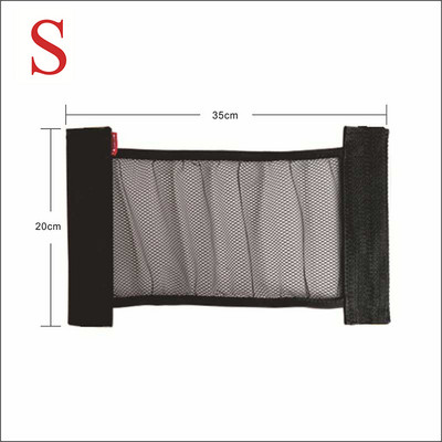 Auto tagumine pagasiruumi hoiuruum Võrk iste Elastne string võrk Stick-On tüüpi võrkkott Automaatne korraldaja istme seljakott Sisetarvikud