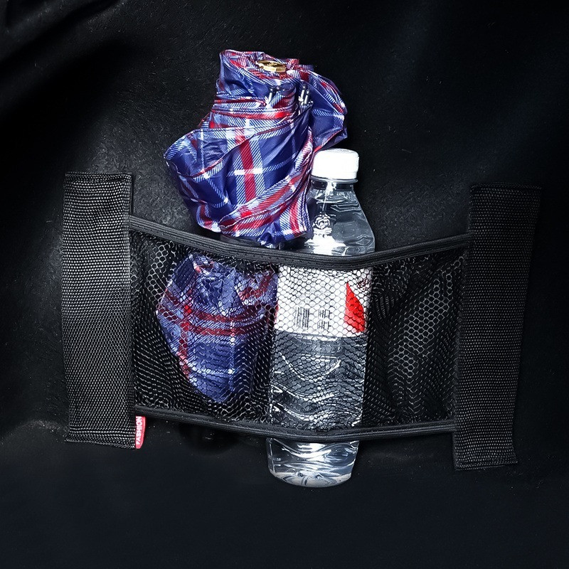 Auto tagumine pagasiruumi hoiuruum Võrk iste Elastne string võrk Stick-On tüüpi võrkkott Automaatne korraldaja istme seljakott Sisetarvikud