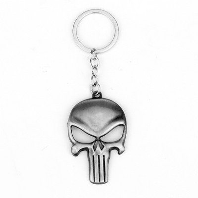 ZXMJ DC uus Skull võtmehoidja mood trendi võtmehoidjad meestele Punisher auto võtmehoidja seljakott ripats Populaarne film võtmehoidjad ehted