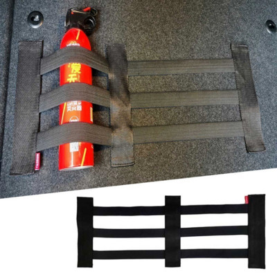 Регулируем багажник на кола Еластични фиксирани ремъци Резервоар за пожарогасител Съхранение за отломки Фиксиращи ленти за колан Авто вътрешен органайзер Аксесоари