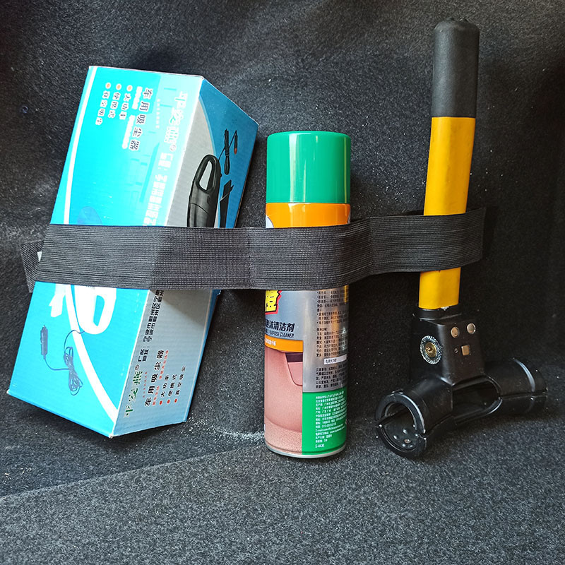 Auto pagasiruumi korraldaja Elastne kinnitusrihm hoiukottide teibid Tulekustuti kinnitusrihm Auto salongitarvikud