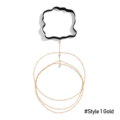 Seksikas ranna imitatsiooniga pärli kehakett Lihtne Stretch Star Rhinestone`i tuti reiekett Naistele Naiste ehted Aksessuaarid