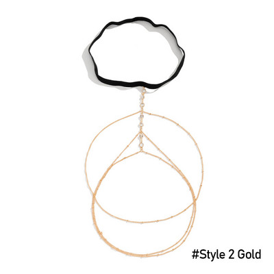 Seksikas ranna imitatsiooniga pärli kehakett Lihtne Stretch Star Rhinestone`i tuti reiekett Naistele Naiste ehted Aksessuaarid