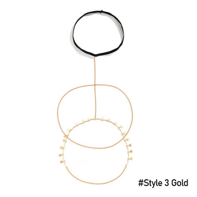 Seksikas ranna imitatsiooniga pärli kehakett Lihtne Stretch Star Rhinestone`i tuti reiekett Naistele Naiste ehted Aksessuaarid