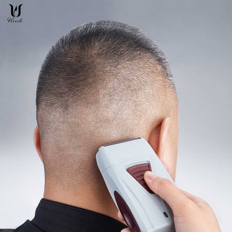 Επαναφορτιζόμενη ασύρματη ξυριστική μηχανή για άνδρες με διπλή λεπίδα παλινδρομική παλινδρομική ξυριστική μηχανή για τα γένια Ξυράφι Προσώπου Πολυλειτουργική Ισχυρή κουρευτική μηχανή