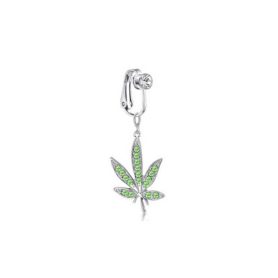 Prsten za pupak u obliku srca Lažni piercing na trbuhu Naušnice s klipsom Naušnice za piercing za pupak Lažni piercing prstenovi za pupak u obliku leptira