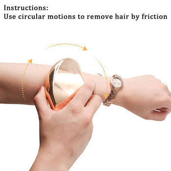 Crystal Hair Eraser Physical Hair Remover Ανώδυνη Ασφαλής Αποτριχωτική Επαναχρησιμοποιήσιμη Ξυριστική Γυαλί Εργαλείο αποτρίχωσης για γυναίκες Άνδρες