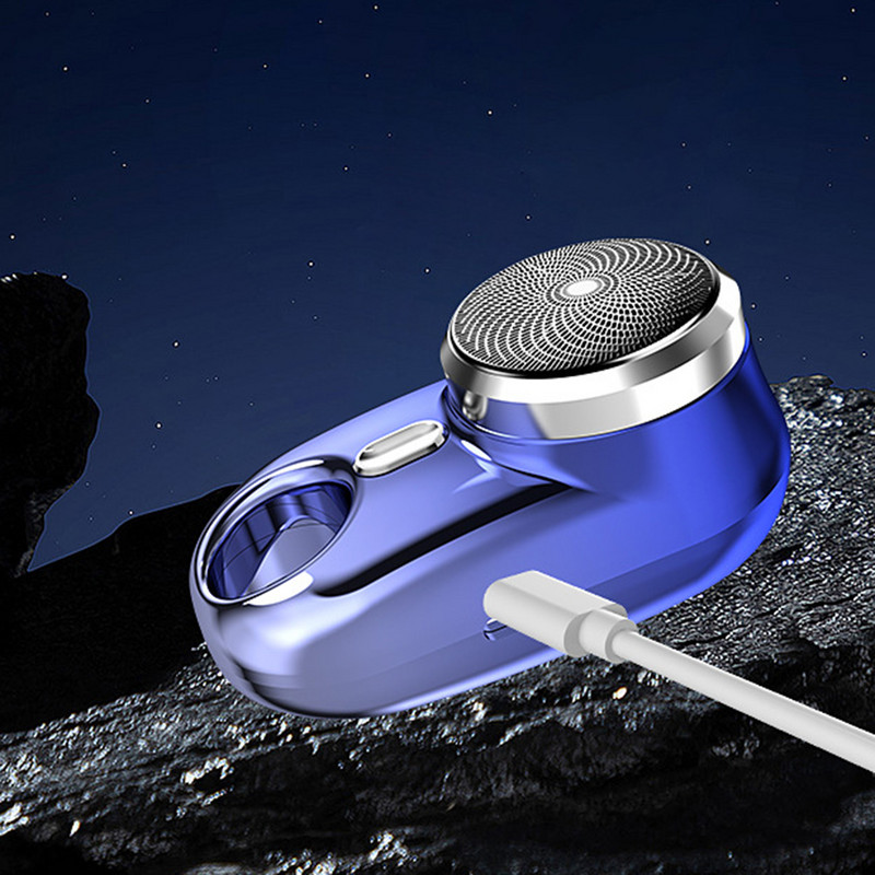 Mini elektrinis skustuvas žoliapjovė USB įkraunamas nešiojamas plaunamas automobilinis įkraunamas skustuvas skustuvas, skirtas kelionėms į namus viešbučiuose