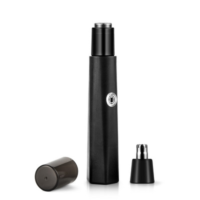 CkeyiN Mini Ηλεκτρική ξυριστική μηχανή 2 σε 1 Αυτιά κουρευτική μύτη Ισχυρή κουρευτική για γένια Ανδρικό ξυραφάκι με πλενόμενη κεφαλή από ανοξείδωτο χάλυβα