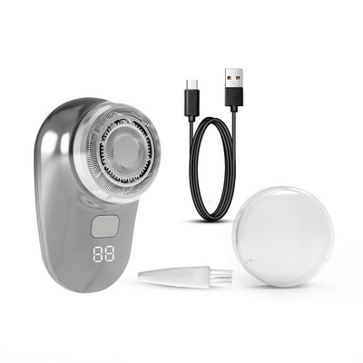 2023. aasta mini kaasaskantav elektriline pardel Meeste juuksepardel, LCD võimsa digitaalse ekraaniga habemetrimmer meestele märg- ja kuivraseerimistööriist