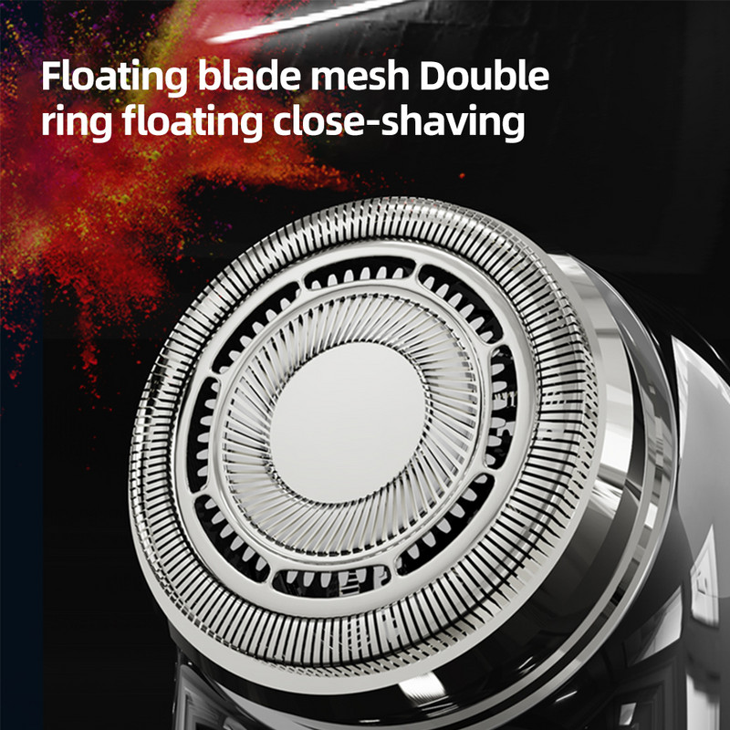 2023. aasta mini kaasaskantav elektriline pardel Meeste juuksepardel, LCD võimsa digitaalse ekraaniga habemetrimmer meestele märg- ja kuivraseerimistööriist