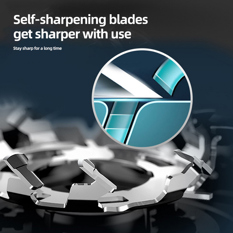 2023. aasta mini kaasaskantav elektriline pardel Meeste juuksepardel, LCD võimsa digitaalse ekraaniga habemetrimmer meestele märg- ja kuivraseerimistööriist