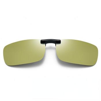 Нова унисекс поляризирана щипка за очила за шофиране Слънчеви очила Дневно виждане UV400 Обектив Нощно виждане за шофиране Щипка за слънчеви очила за каране