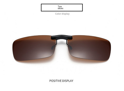 Uus Unisex polariseeritud klamber sõiduprillidel Päikeseprillid Day Vision UV400 Lens Driving Night Vision Sõidupäikeseprillide klamber