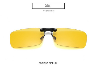 Uus Unisex polariseeritud klamber sõiduprillidel Päikeseprillid Day Vision UV400 Lens Driving Night Vision Sõidupäikeseprillide klamber