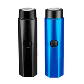 20CC prijenosni električni aparat za brijanje za muškarce, bežični, mokro i suhi, lagani aparat za brijanje s ergonomskim rukohvatom, crna/plava opcija