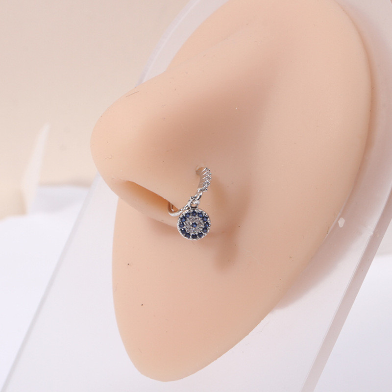 8 mm ripats ninarõngad kõvad keha augustamine ehted nina augustamine ehted kõhre kõrvarõngas nina rippuv hõbedane kuld